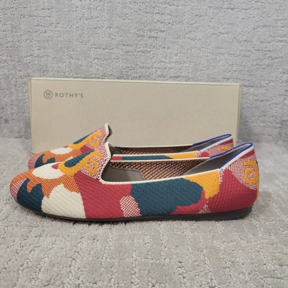 Rothy's The Loafer Moroccan Amber Slip On Shoes Womens Size 7 - Picture 4 of 11